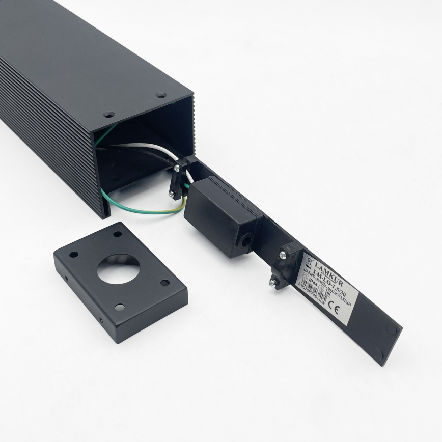Utomhuslampa VESPER 1xG9/5W/230V IP44 80 cm svart