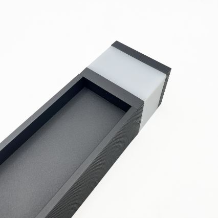 Utomhuslampa VESPER 1xG9/5W/230V IP44 80 cm svart