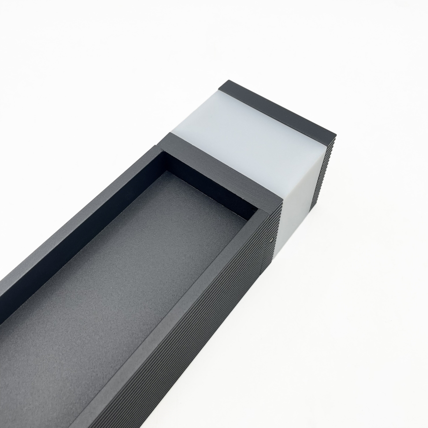 Utomhuslampa VESPER 1xG9/5W/230V IP44 80 cm svart