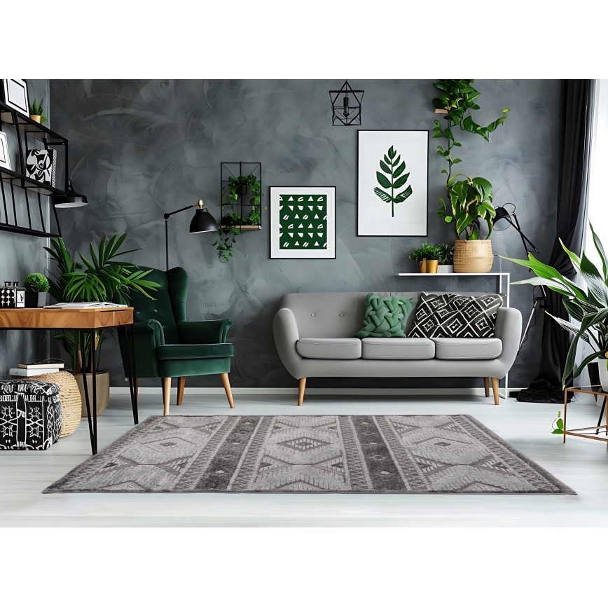 Utomhusmatta CHIARA 160x230 cm, grå