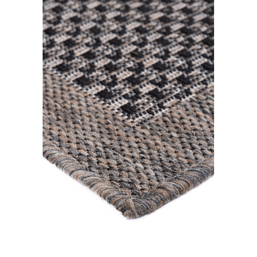 Utomhusmatta EXPRESS 60x100 cm brun/svart