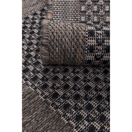 Utomhusmatta EXPRESS 60x100 cm brun/svart