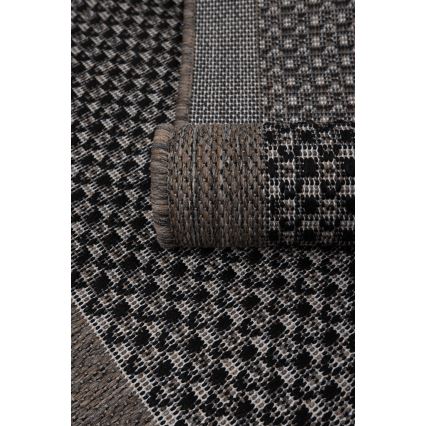 Utomhusmatta EXPRESS NEW OUTDOOR 120x160 cm antracit/brun