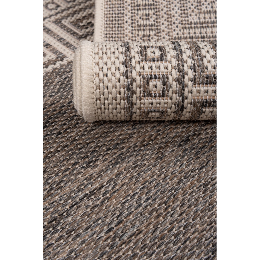 Utomhusmatta EXPRESS NEW OUTDOOR 120x160 cm grå/beige