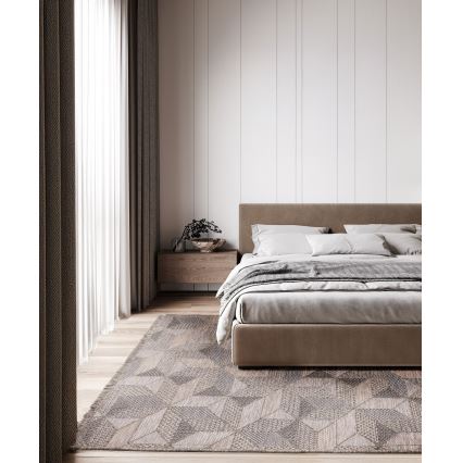 Utomhusmatta ORIA 70x140 cm grå/beige