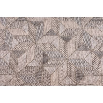 Utomhusmatta ORIA 70x140 cm grå/beige