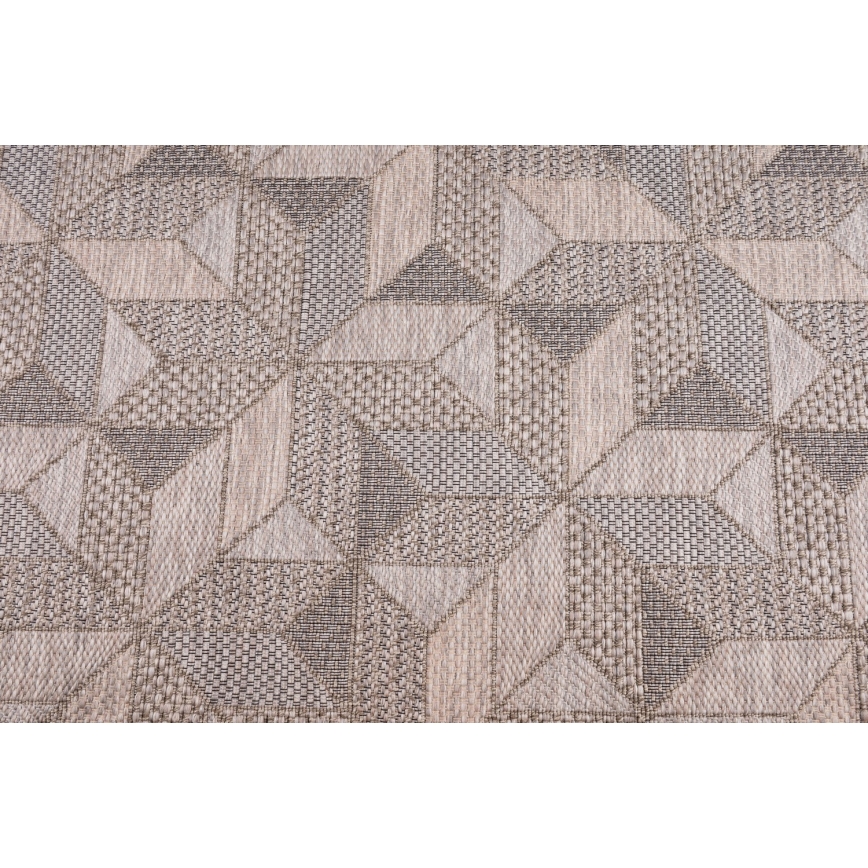 Utomhusmatta ORIA 70x140 cm grå/beige
