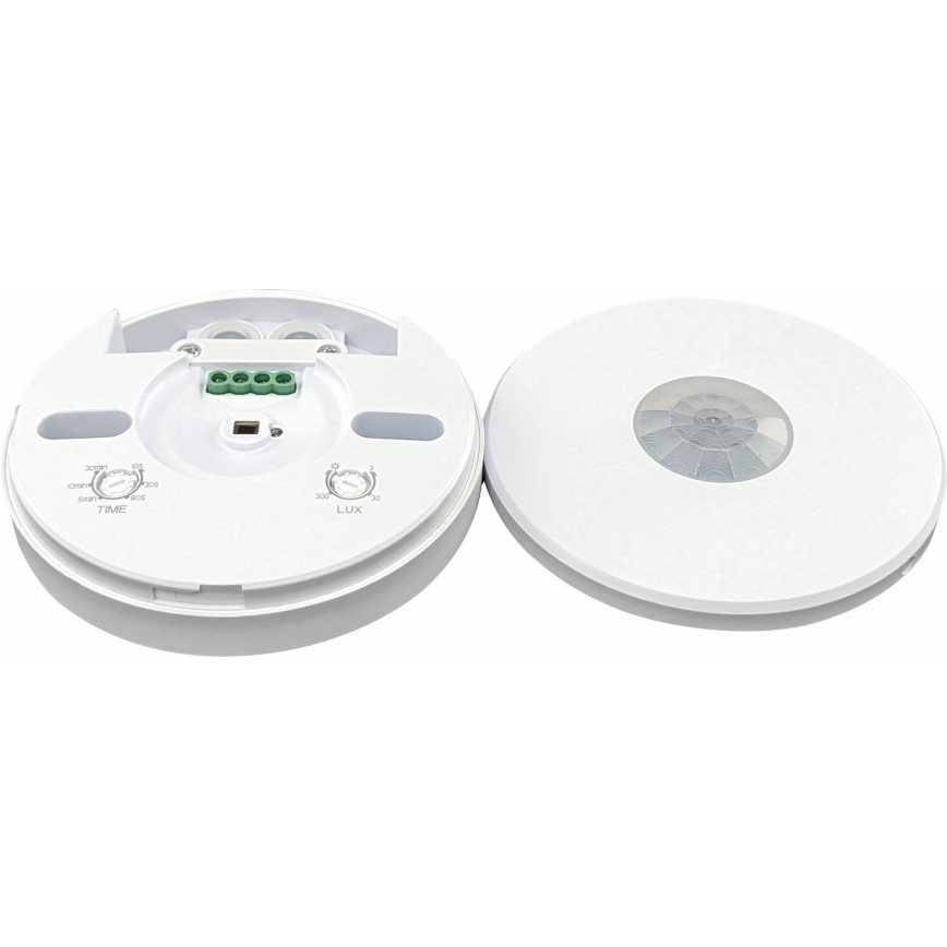 Utomhusrörelsesensor 360x120° vit IP65