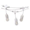 Utomhusslinga STRING 15xE27/40W/230V 15m IP65