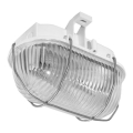 Utomhustaklampa OVAL 1xE27/60W/230V IP44 vit