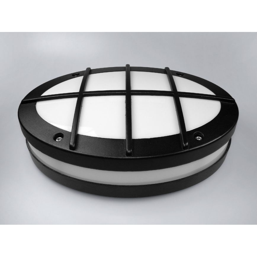 Utomhusvägglampa GALLUN 1xE27/60W/230V IP54 svart