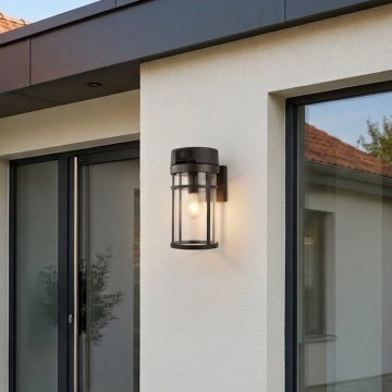Utomhusvägglampa med kamera GOSMART 1xE27/15W/230V Wi-Fi IP44