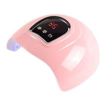 UV-lampa för naglar 54W/5V rosa