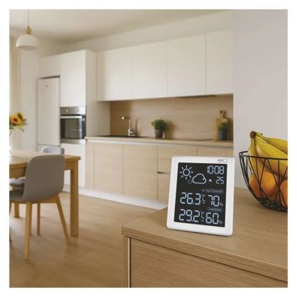 Väderstation 5V 2xAAA + 2xAAA svart