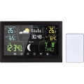 Väderstation med färgdisplay 5V/2xAAA svart