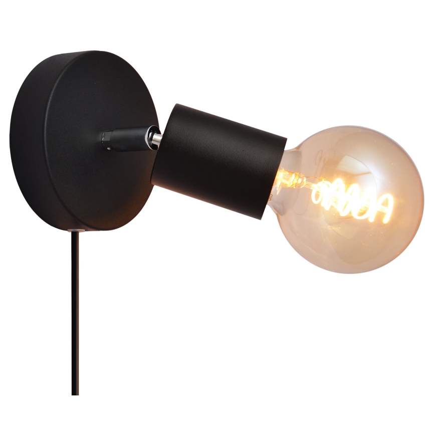 Vägg spotlight TUNE 1xE27/20W/230V svart 