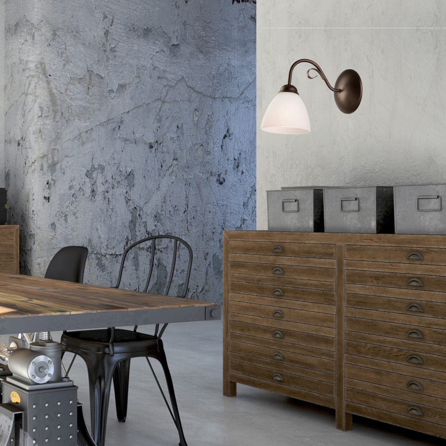 Väggbelysning ADELLE 1xE27/60W/230V