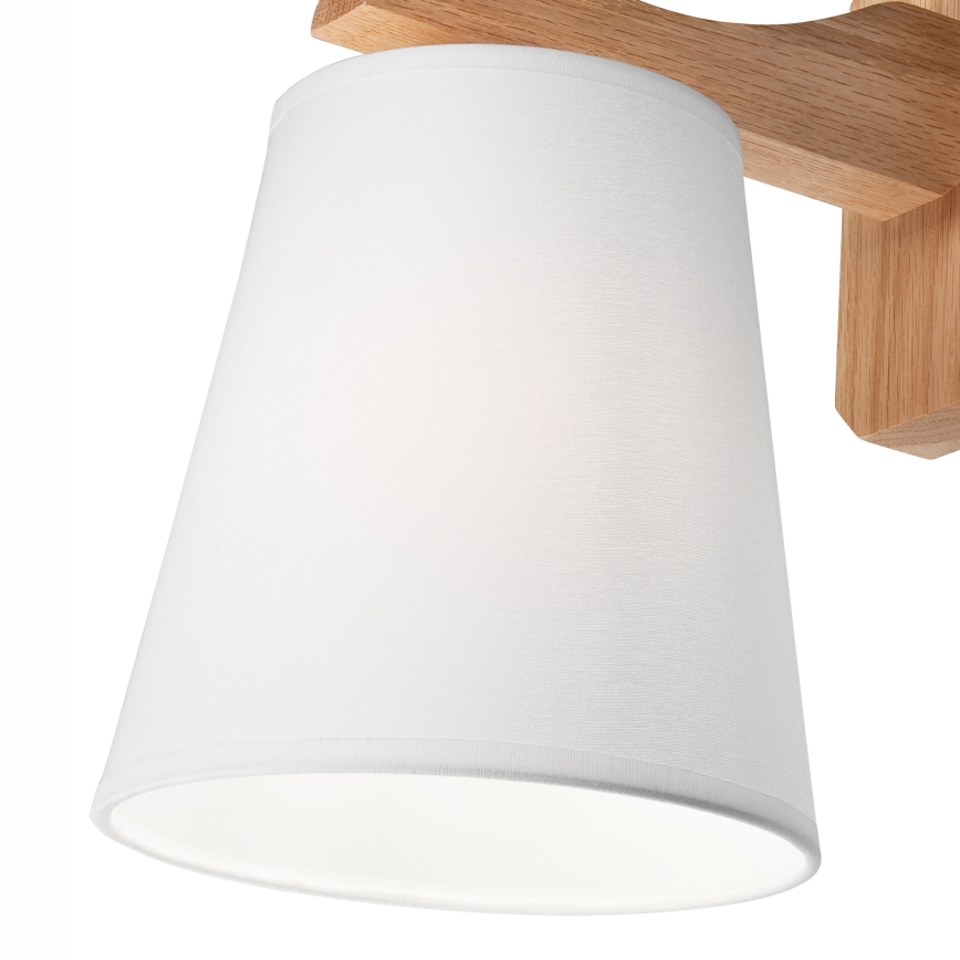 Väggbelysning ANDREA 1xE27/60W/230V ek/vit