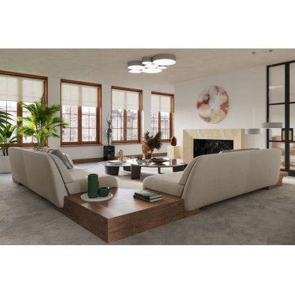 Väggbelysning ARENA 1xE27/60W/230V grå