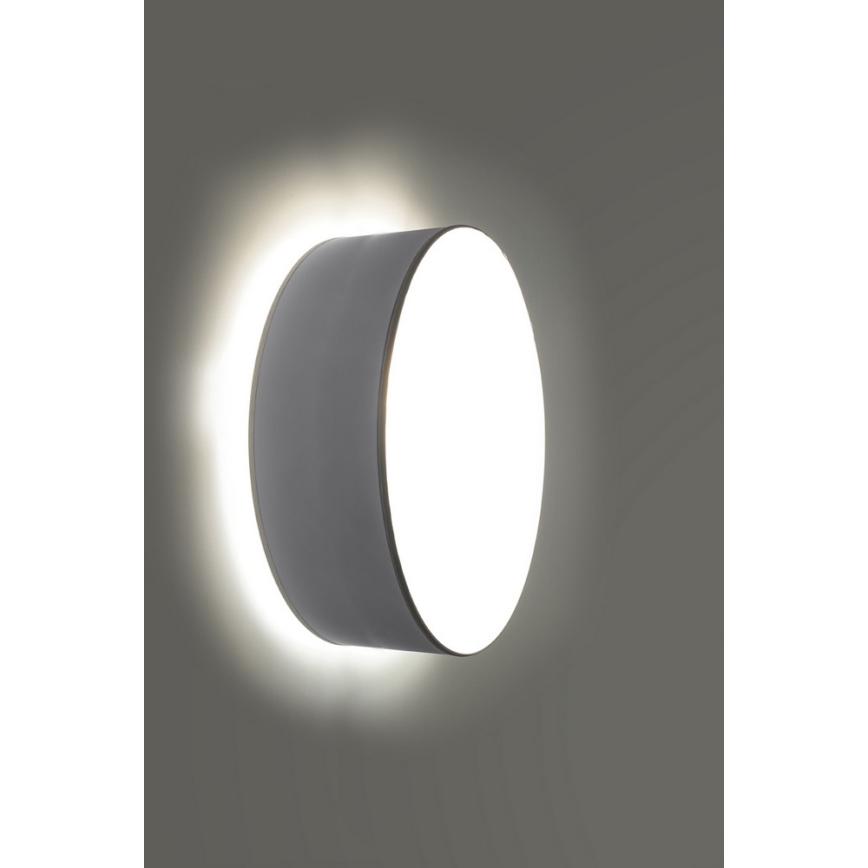 Väggbelysning ARENA 1xE27/60W/230V grå