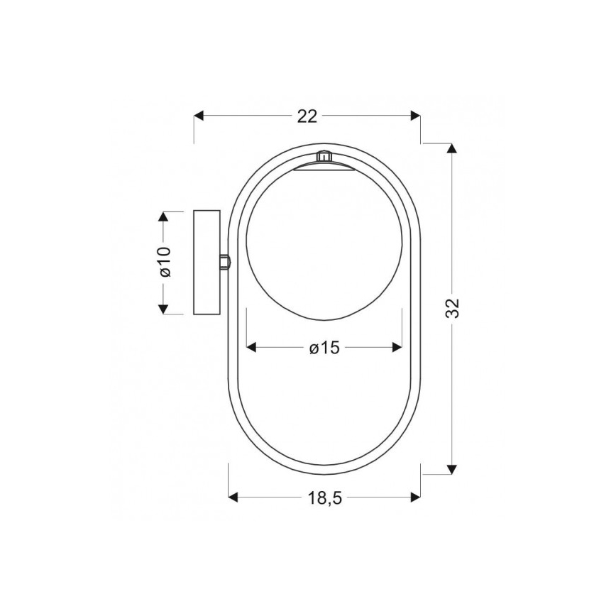Väggbelysning CORDEL 1xG9/28W/230V