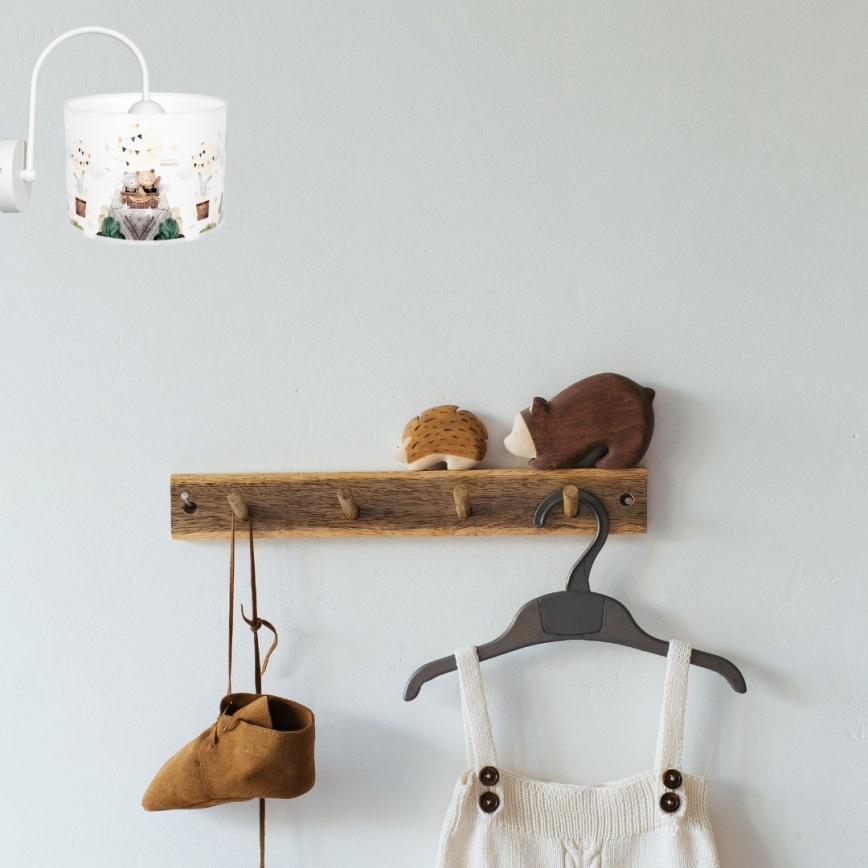 Väggbelysning för barn BEARS 1xE27/60W/230V