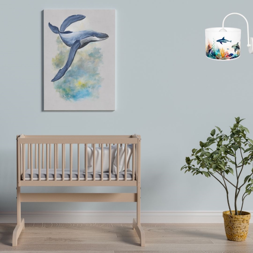 Väggbelysning för barn OCEAN 1xE27/60W/230V