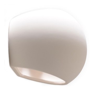 Väggbelysning Glob 1xE27/60W/230V vit