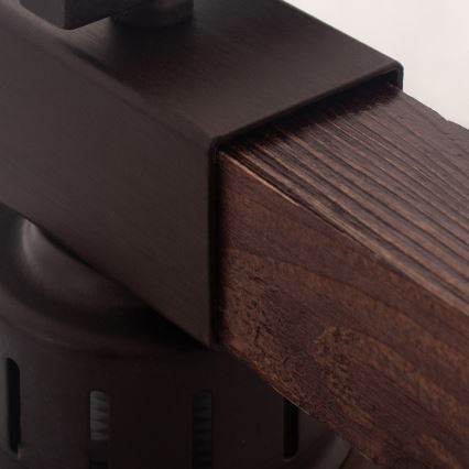 Väggbelysning HAKON 1xE27/60W/230V mörk