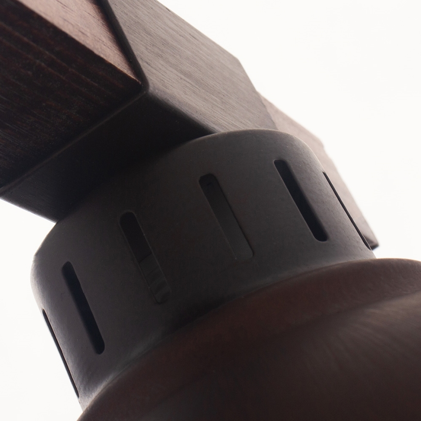 Väggbelysning HAKON 1xE27/60W/230V mörk