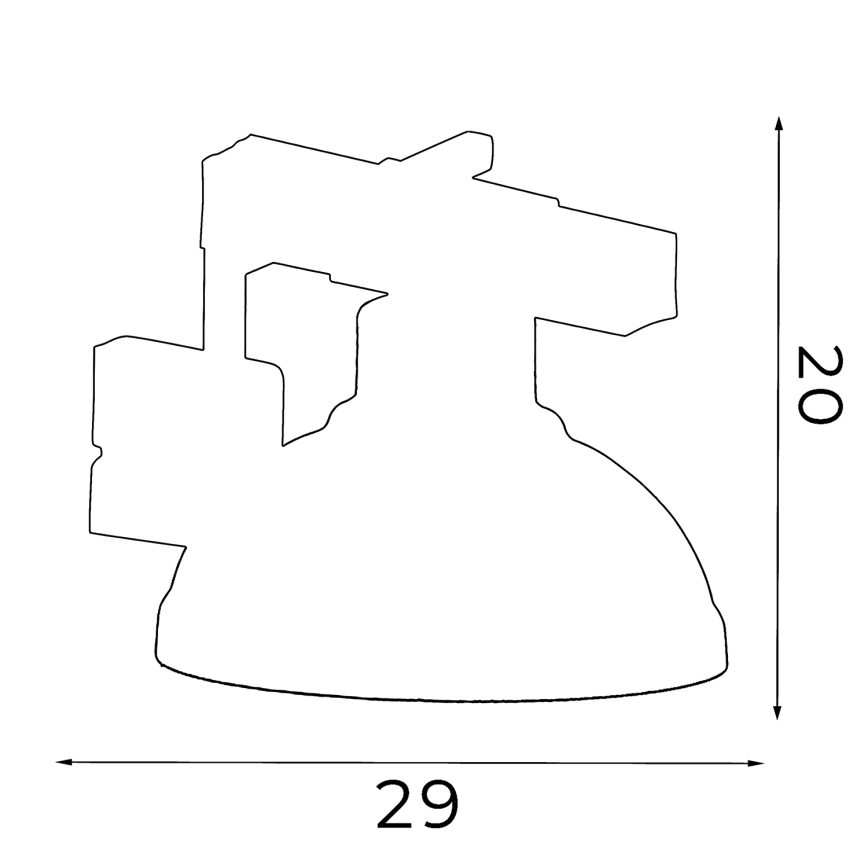 Väggbelysning HAKON 1xE27/60W/230V patina