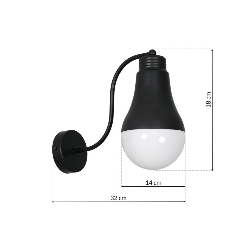 Väggbelysning HELIOS 1xE14/40W/230V