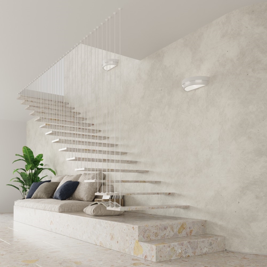 Väggbelysning HELIOS 1xE27/60W/230V vit