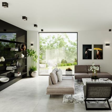 Väggbelysning LOBO 2xG9/40W/230V svart