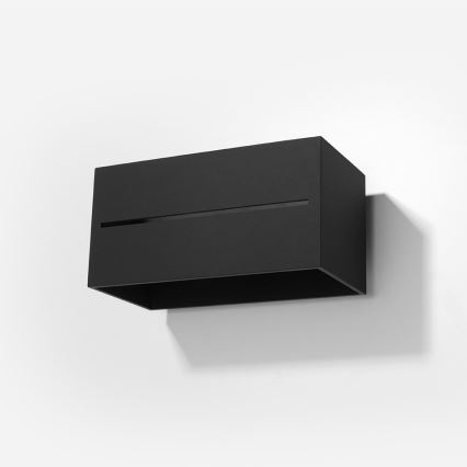 Väggbelysning LOBO 2xG9/40W/230V svart