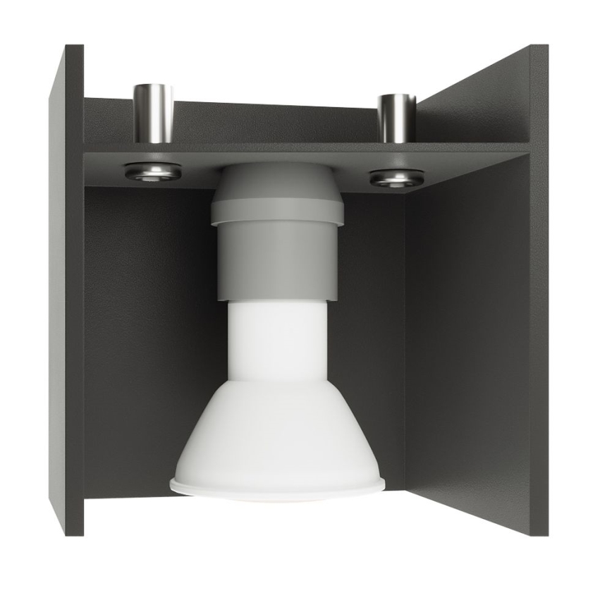 Väggbelysning LOBO 2xG9/40W/230V svart