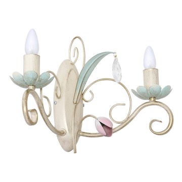 Väggbelysning LUCE 2xE14/60W/230V