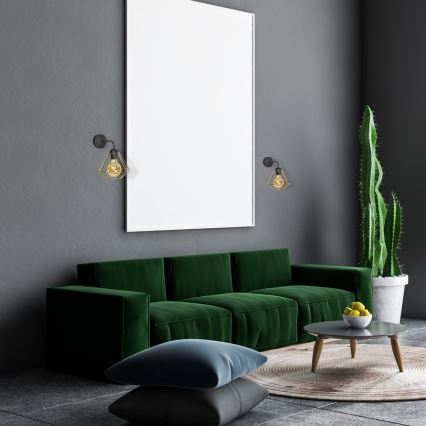 Väggbelysning LUPO 1xE27/60W/230V