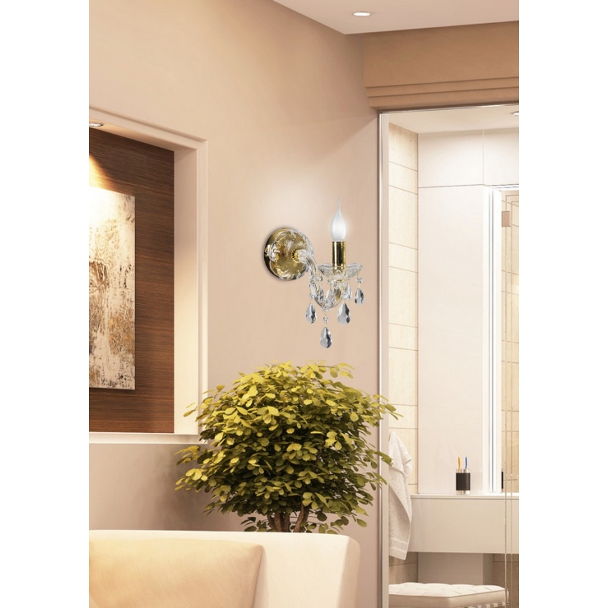 Väggbelysning MARIA TERESA 1xE14/40W/230V