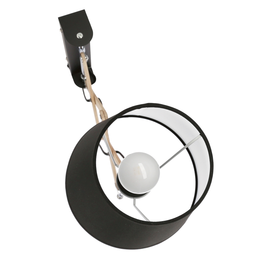 Väggbelysning MITO 1xE27/40W/230V svart