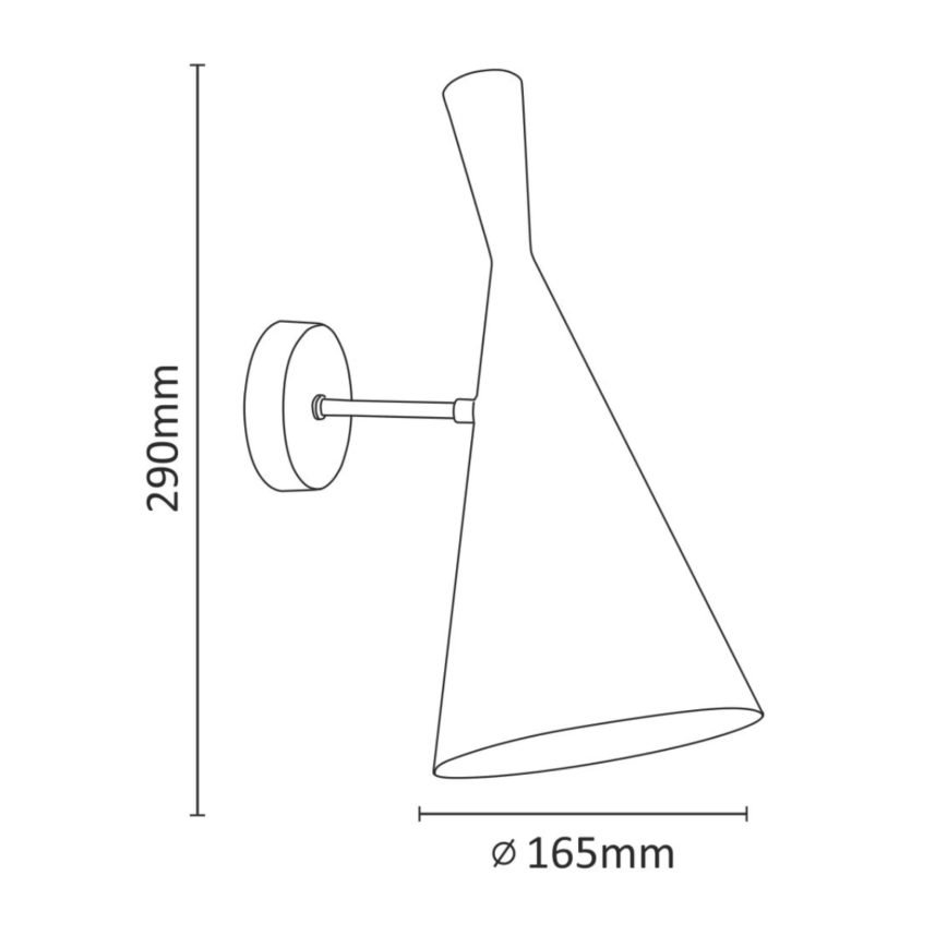 Väggbelysning MODERN 1xE27/20W/230V vit