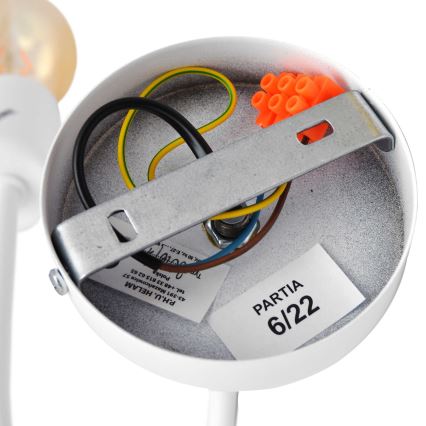 Väggbelysning OXFORD 1xE27/15W/230V vit