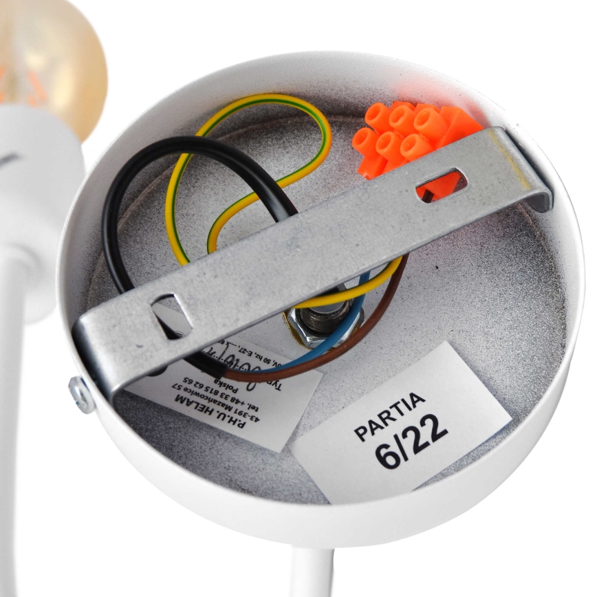 Väggbelysning OXFORD 1xE27/15W/230V vit