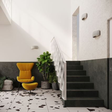 Väggbelysning PONTIUS 1xG9/40W/230V grå