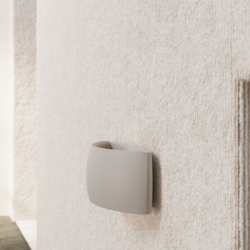 Väggbelysning PONTIUS 1xG9/40W/230V grå