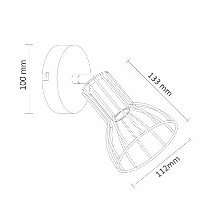 Väggbelysning SOFIA 1xE14/8W/230V