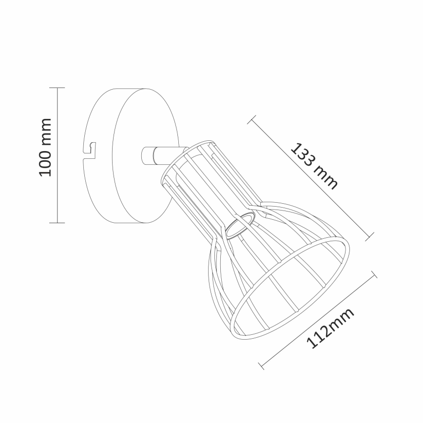 Väggbelysning SOFIA 1xE14/8W/230V