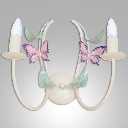 Väggbelysning sommar 2xE14/60W/230V