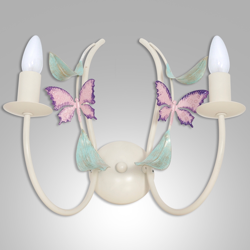 Väggbelysning sommar 2xE14/60W/230V