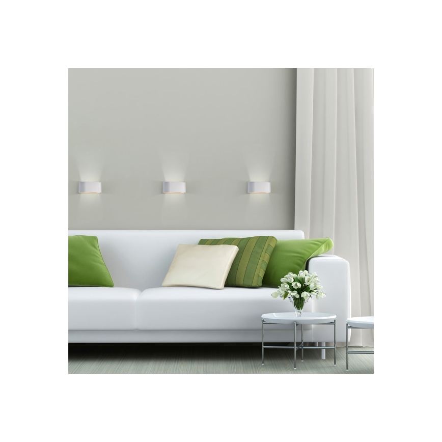 Väggbelysning SQUALLA 1xG9/10W/230V vit